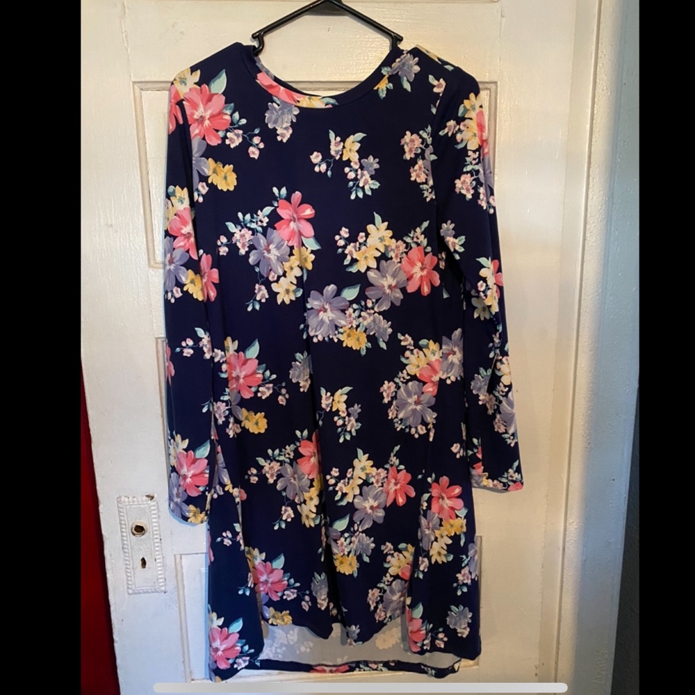 Floral maxi dress.